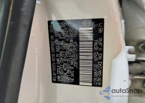 2007 Toyota Yaris Base из США, поврежденный, VIN JTDBT923071097524